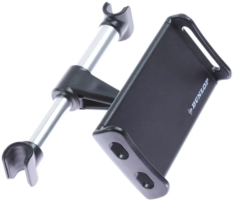 Dunlop - Laikiklis automobilinis ir zagłówek na smartfon / planšetinis kompiuteris 12-21 cm