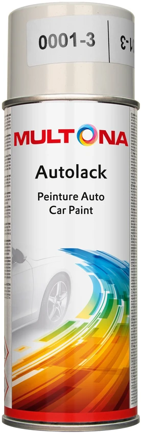 Automobilių dažai Multona 001-3, 0,4 l, baltos spalvos.