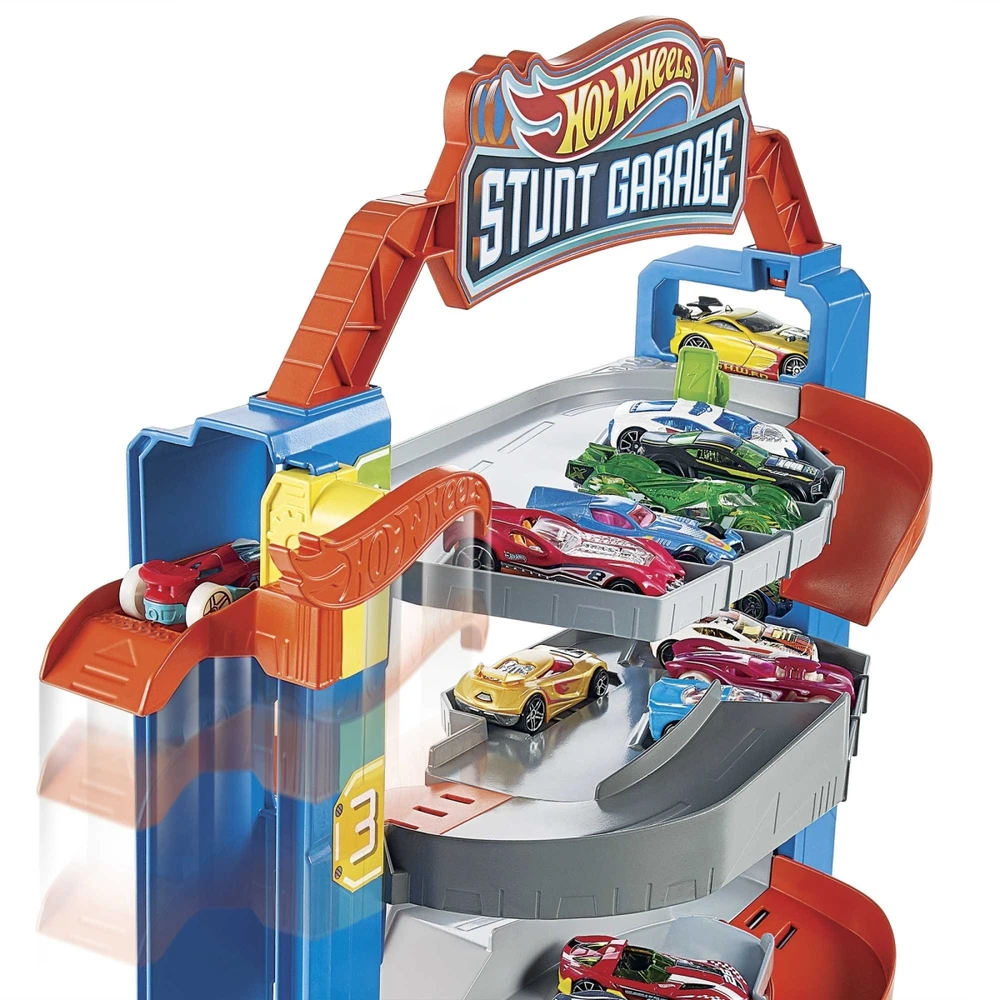Mattel Hot Wheels garažas su triukais