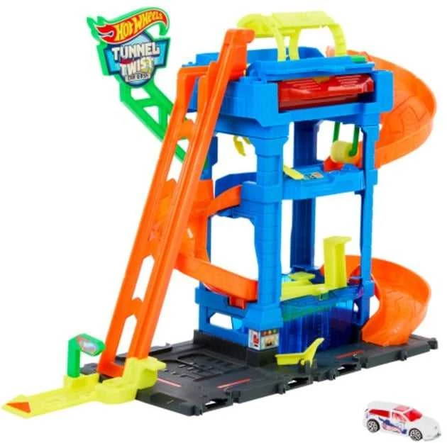 Mattel HOT WHEELS CITY rinkinys – Tunelinė autoplovykla (HTN80)