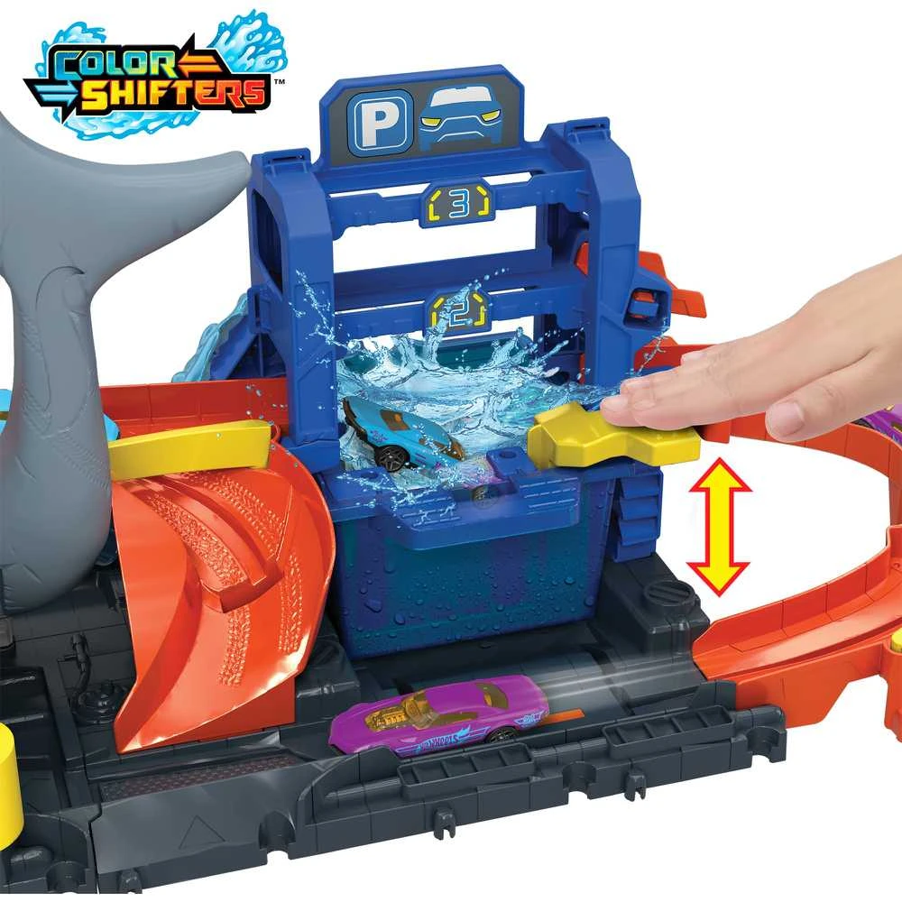 Mattel HW rinkinys „Ryklio automobilių plovykla“