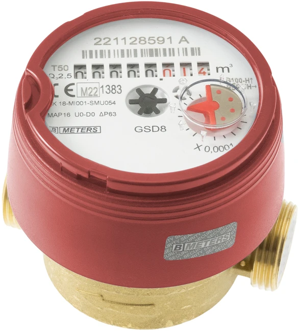 B METERS Vandens skaitiklis BMeters GSD8-I hot, 80 mm