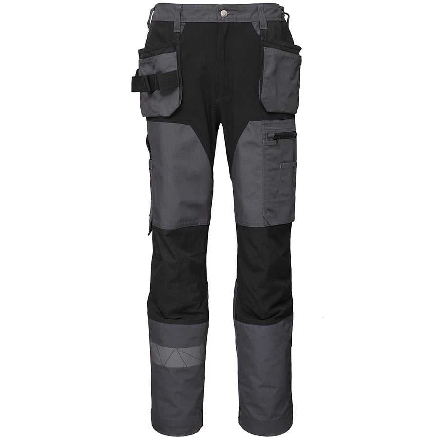 B Safety Bo_Safety Darbo kelnės Bo Safety Cirius, juoda/pilka, 50 dydis