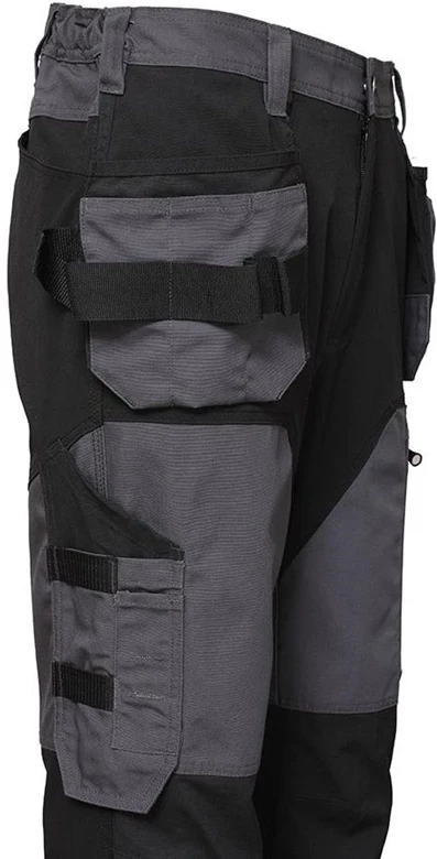 B Safety Bo_Safety Darbo kelnės Bo Safety Cirius, juoda/pilka, 56 dydis