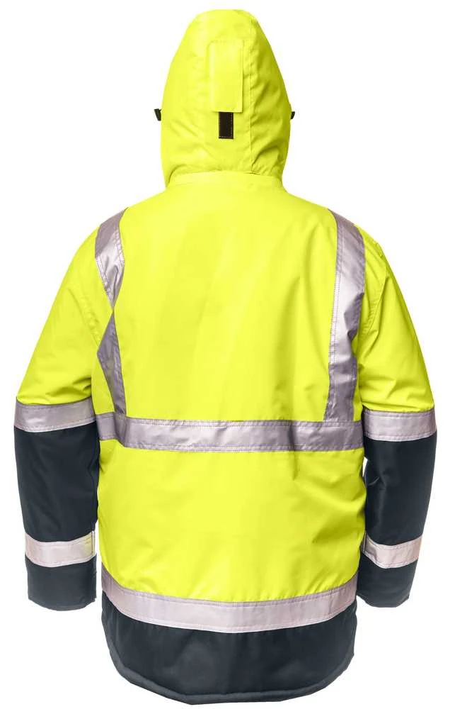 B Safety Darba jaka Baltic Canvas HI-VIS FB-8946 L, zila krās./dzeltena krās., L dydis