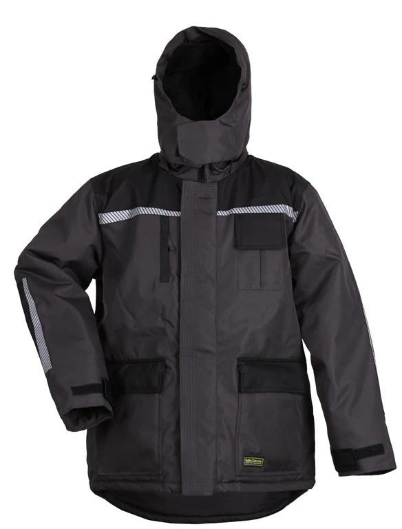 B Safety Bo_Safety ŠILTA STRIUKĖ SU KAPIŠONU „BALTIC CANVAS ARCTIC“