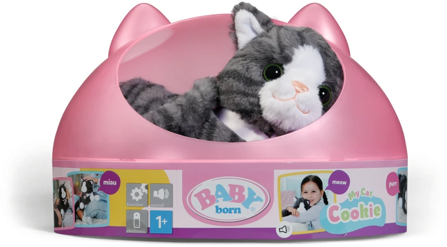 BABY BORN Interaktyvus kačiukas COOKIE su dėžute