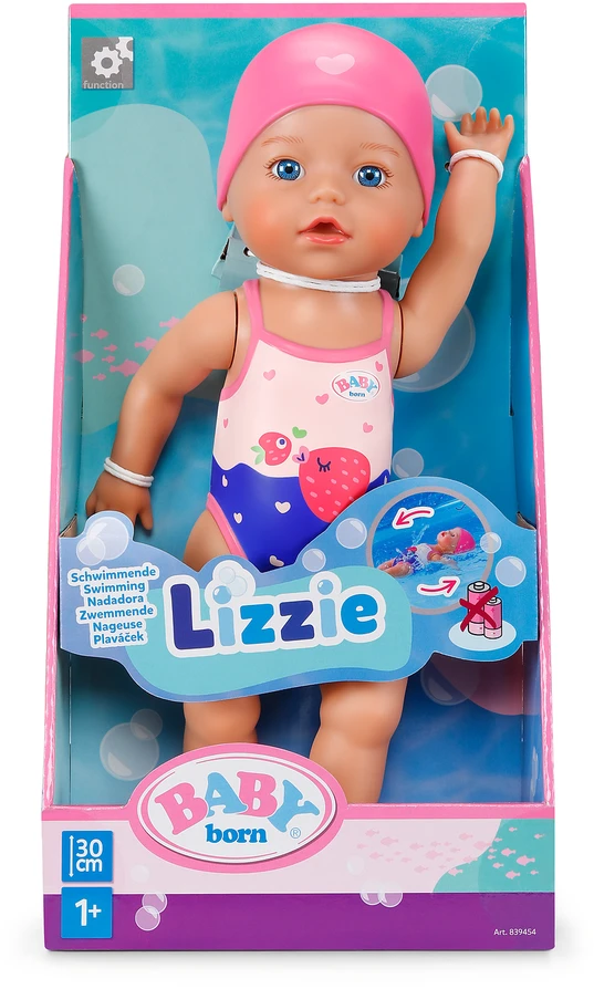 BABY BORN Plaukianti lėlytė Lizzie, 30 cm