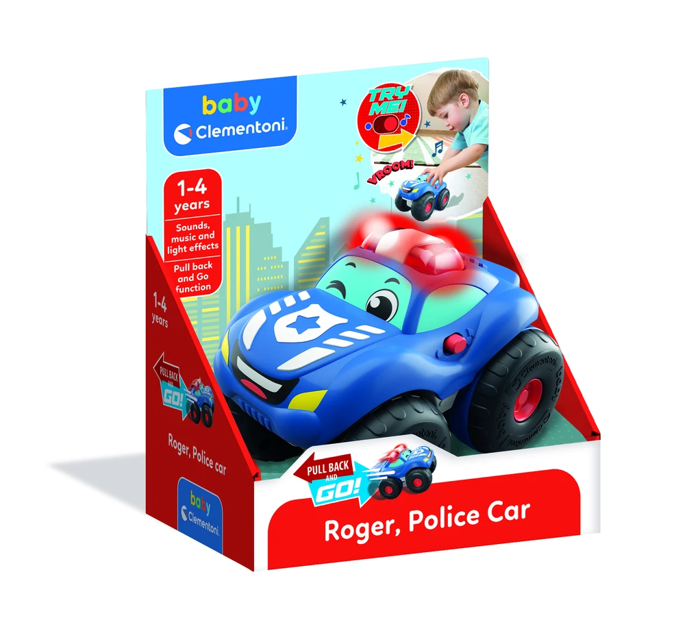 Baby_Clement Žaislas, automobilis Clementoni Police 17539