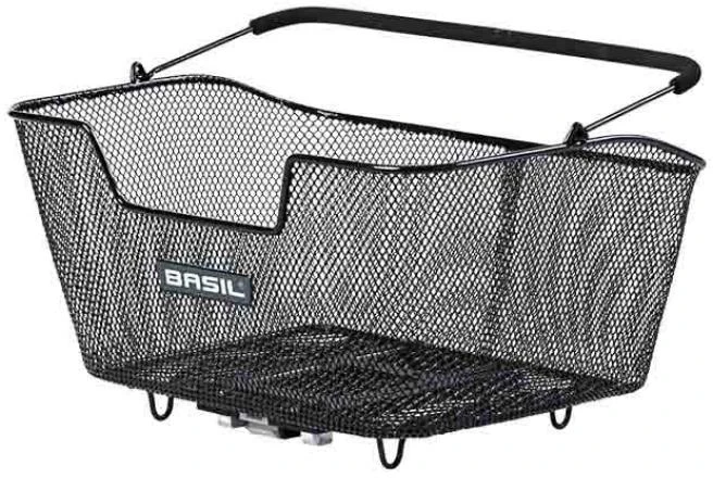 Luggage frame basket BASIL Base M MIK, juodas