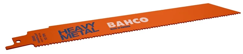 Bahco Tiesinio pjūklo geležtės Sandflex Bi-Metal 228mm*1,07mm HST 14TPI, sunkiajam metalui 2vnt
