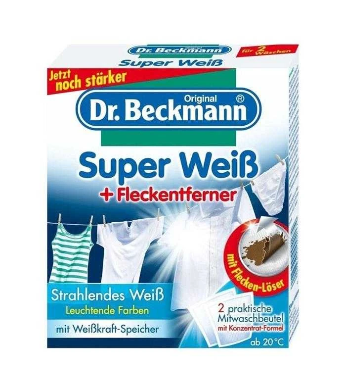 Dr_Beckmann Dr.Beckmann Laundry Bleacher Super Baltas 2x40g