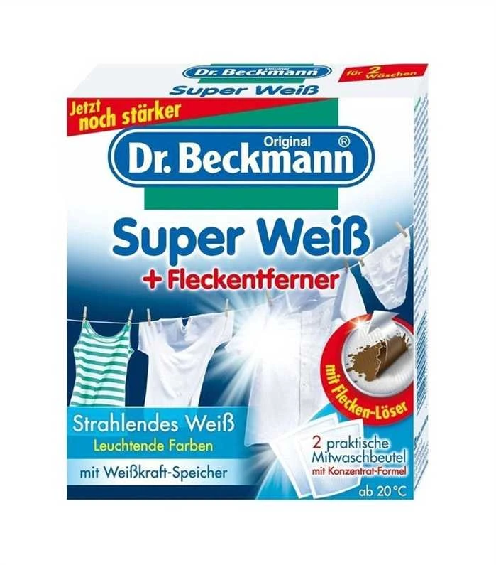 Dr_Beckmann Dr.Beckmann Laundry Bleacher Super Baltas 2x40g