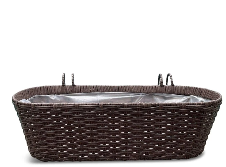 Balkoninis lovelis Domoletti 53000011110, plastmasinis, rudas