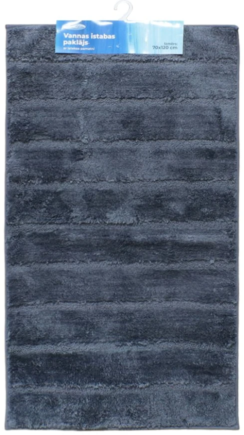 Baltic Aqua Vannas istabas paklājiņš 70x120cm Rino, pelēks
