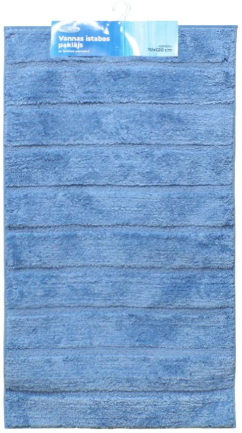 Baltic Aqua Vannas istabas paklājiņš 70x120cm Rino, mėlynas