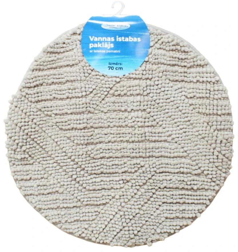 Baltic Aqua Vannas istabas paklājiņš D70cm Square, haki
