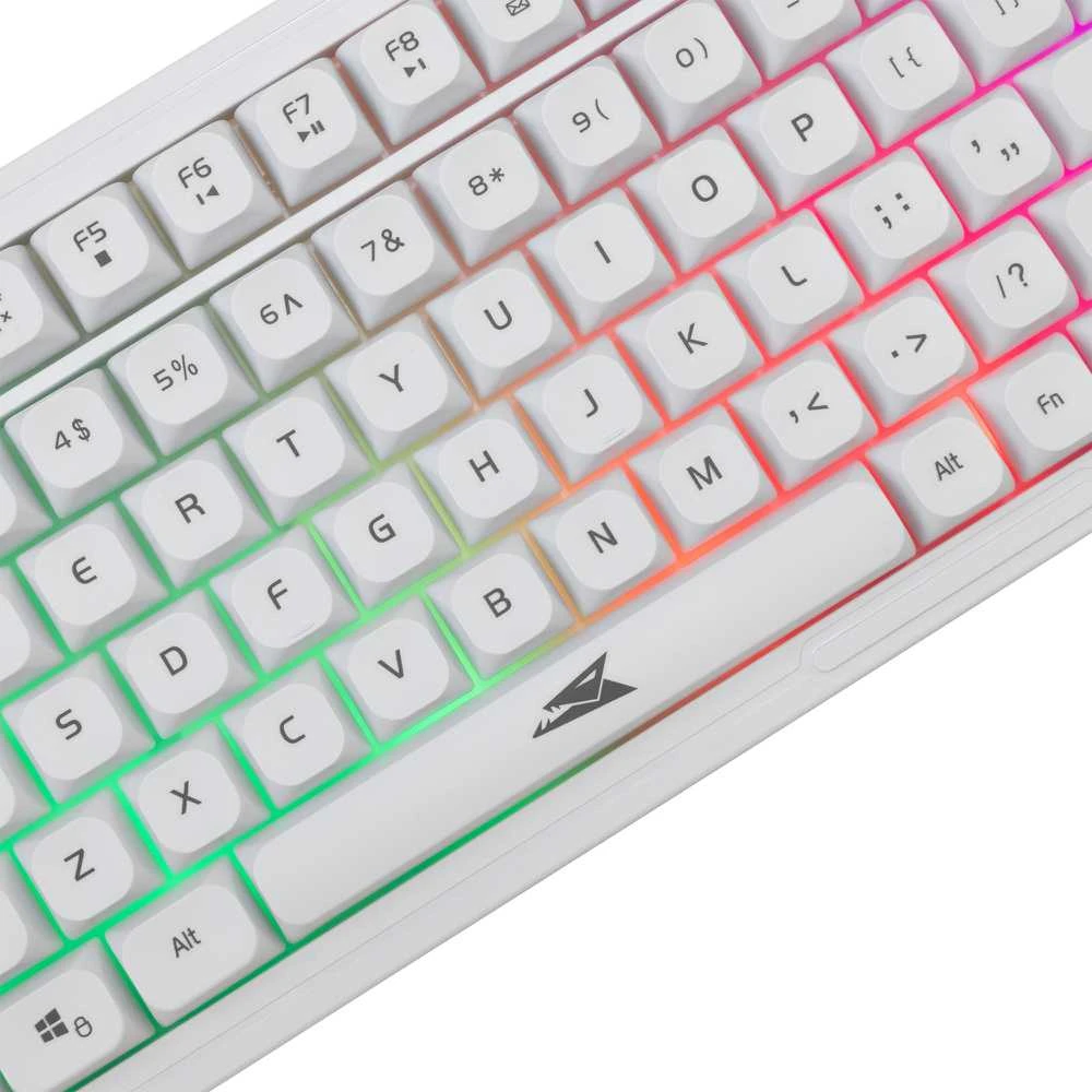 Baracuda Gaming membraninė klaviatūra su pele ORCA Gaming Combo, US išdėstymas, baltos spalvos (BGC-011)