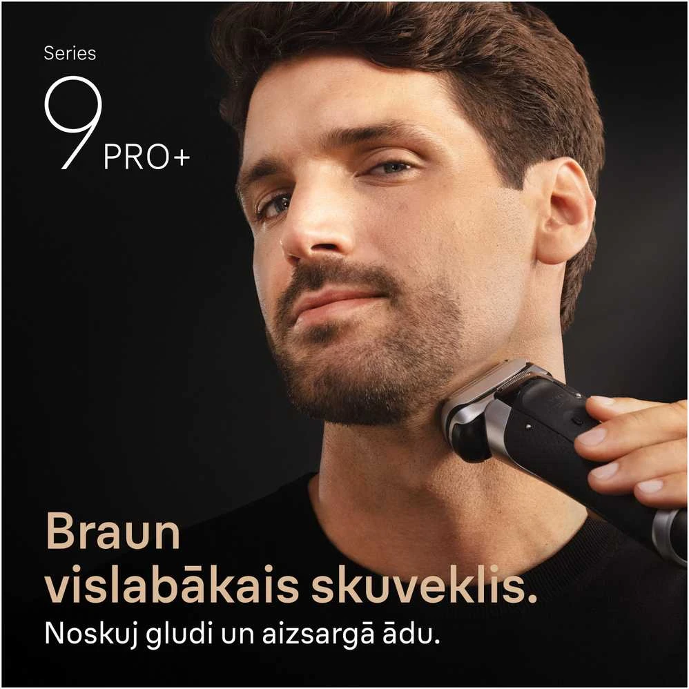 Braun 9625S Barzdaskutė Series 9 PRO+ Power Case / pilkas
