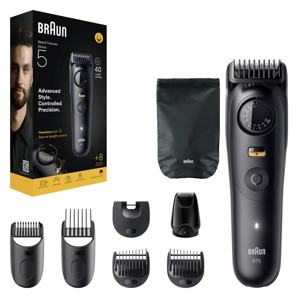 Braun BT5560 barzdaskutė su priedų rinkiniu