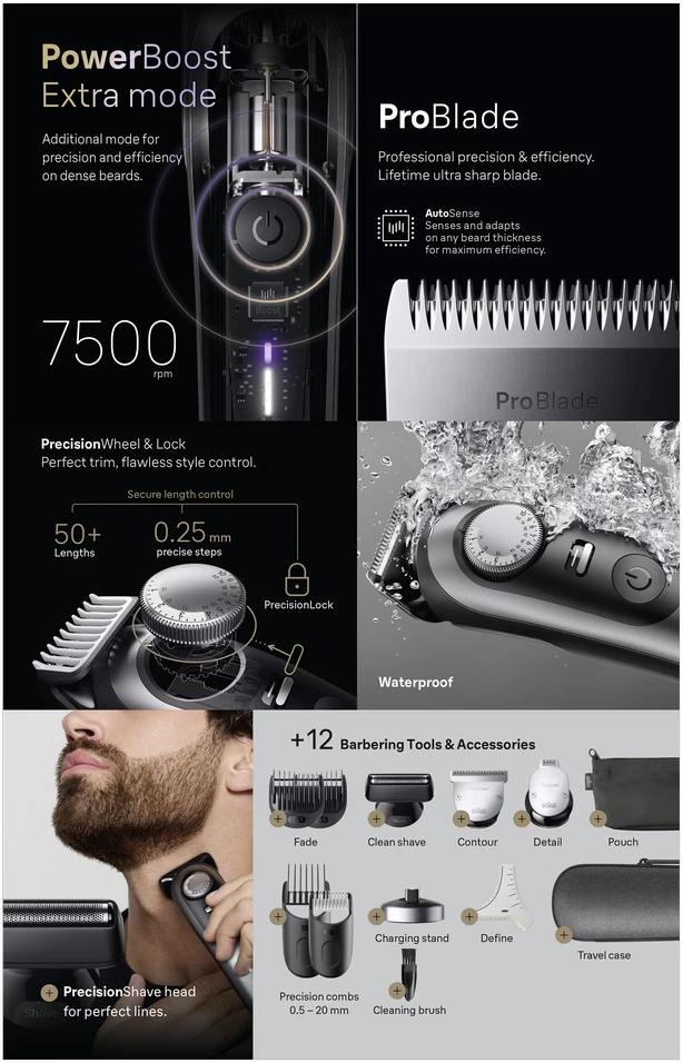 BT9560 Braun Barzdakirpė