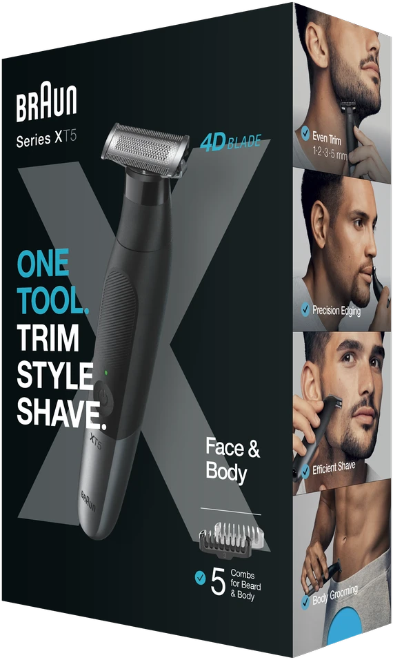 Braun veido ir kūno skustuvas XT5100