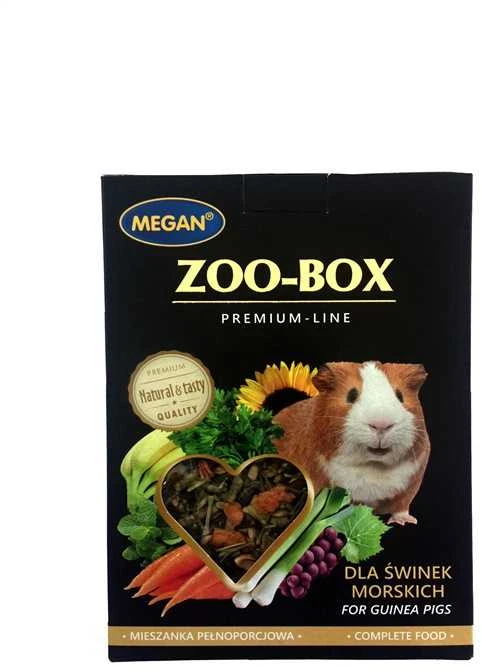 Pašaras jūrų kiaulytėms Megan Zoo-Box, 550 gr