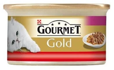 Konservai katėms su jautiena Purina GOURMET GOLD, 1x85 g