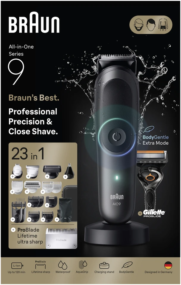 AIO9520 Braun Kirpimo Rinkinys Viskas Viename 23in1