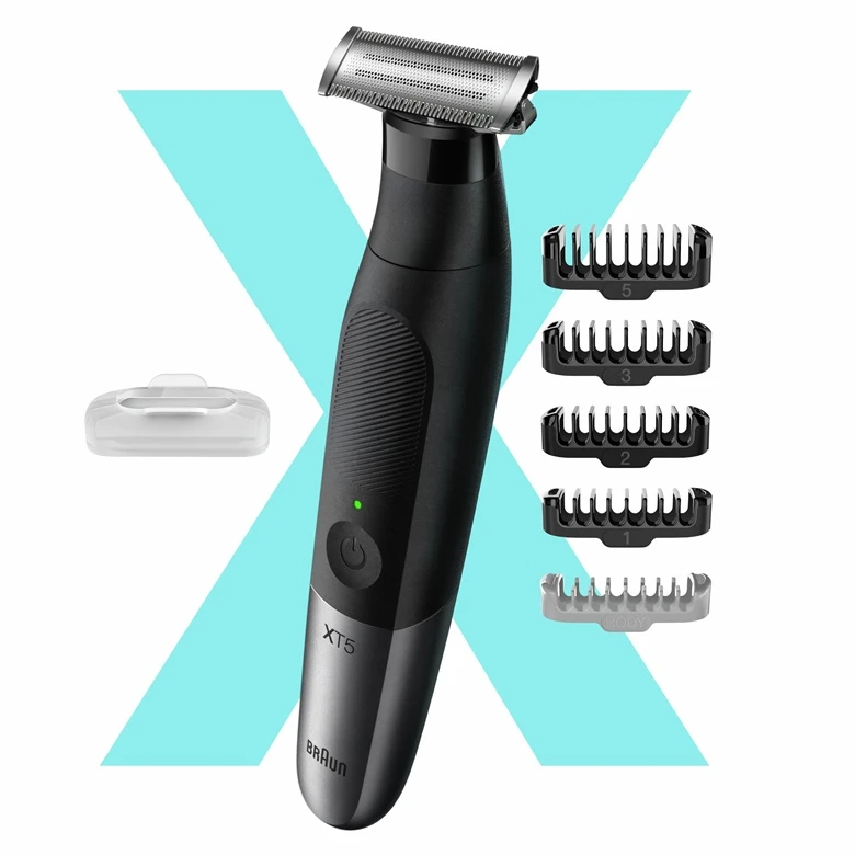 Barzdaskutė Bārdas trimmeris Braun Series X XT5100, melna krās./pelēka krās.