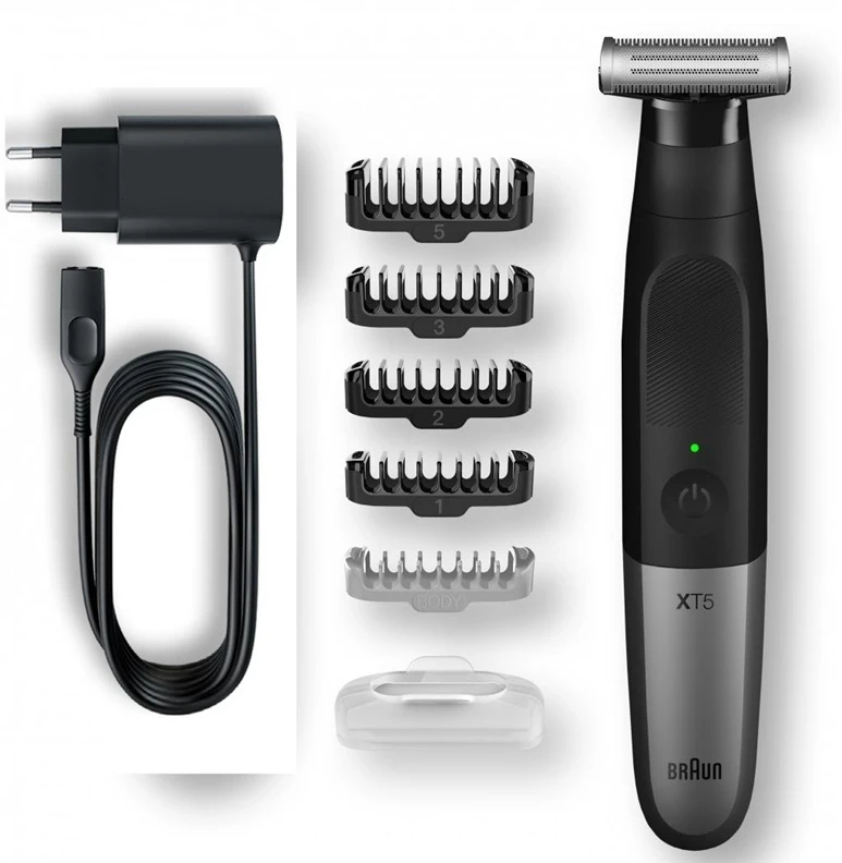 Barzdaskutė Bārdas trimmeris Braun Series X XT5100, melna krās./pelēka krās.