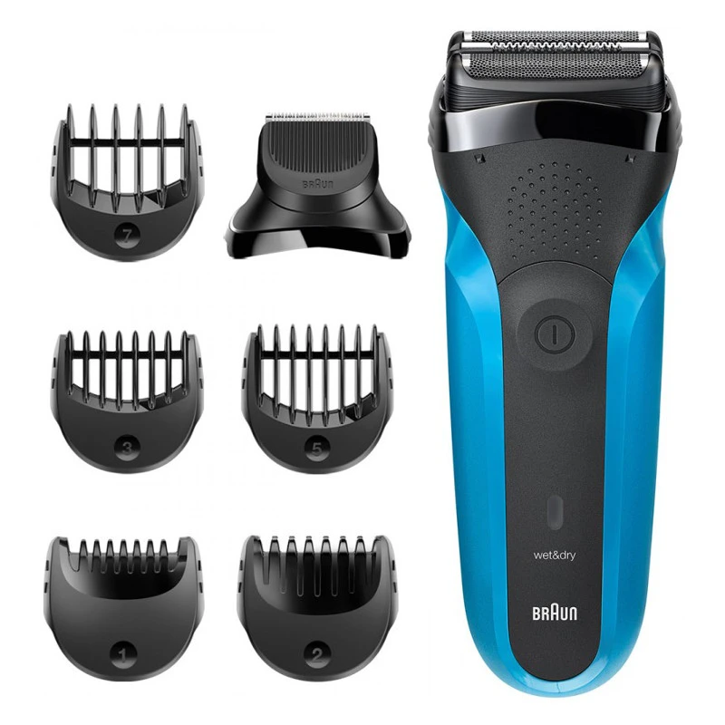 Barzdaskutė Braun 310BT WD, ni-mh, mėlyna sp./juoda sp.