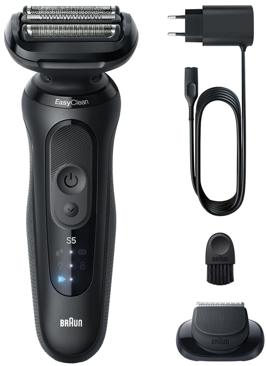 Barzdaskutė Braun Series 5 52-N1200S, li-ion, juoda sp.