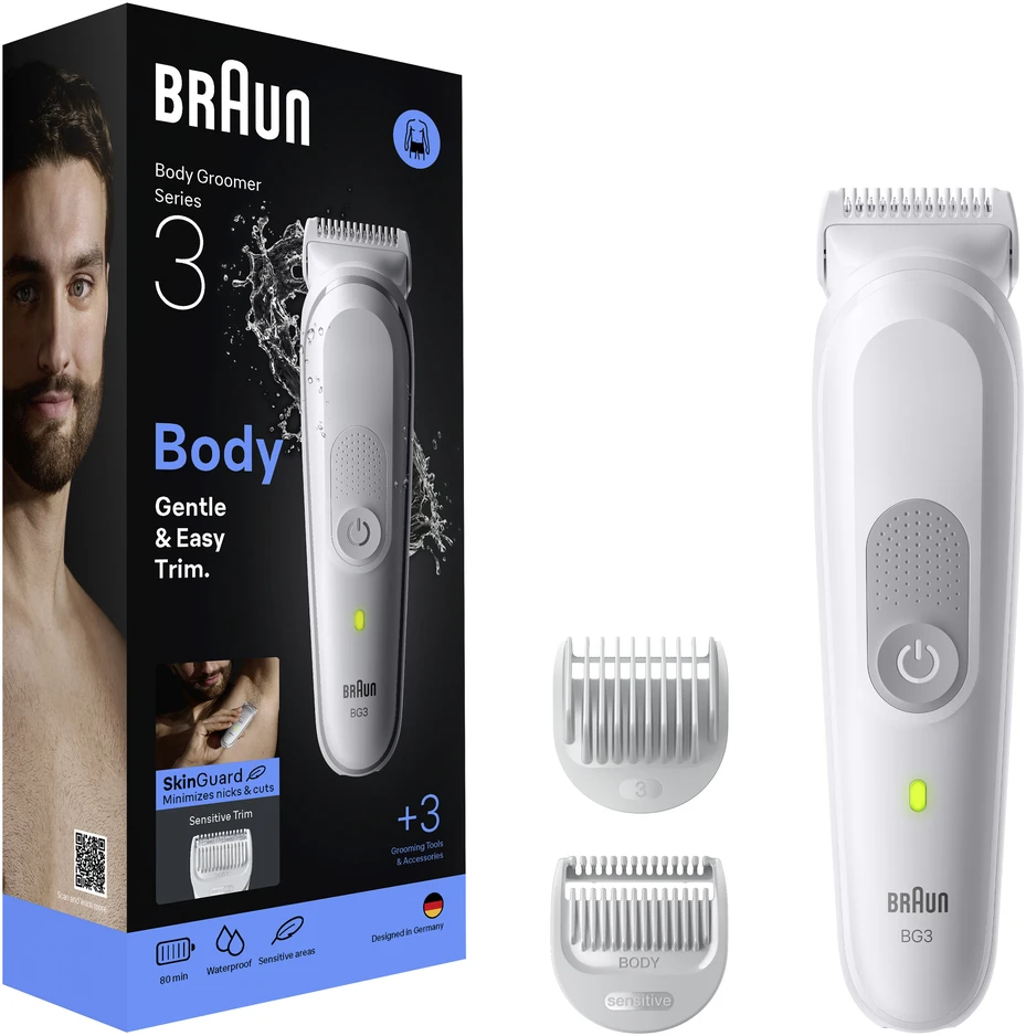 BG3530 Braun kūno plaukų kirpimo mašinėlė