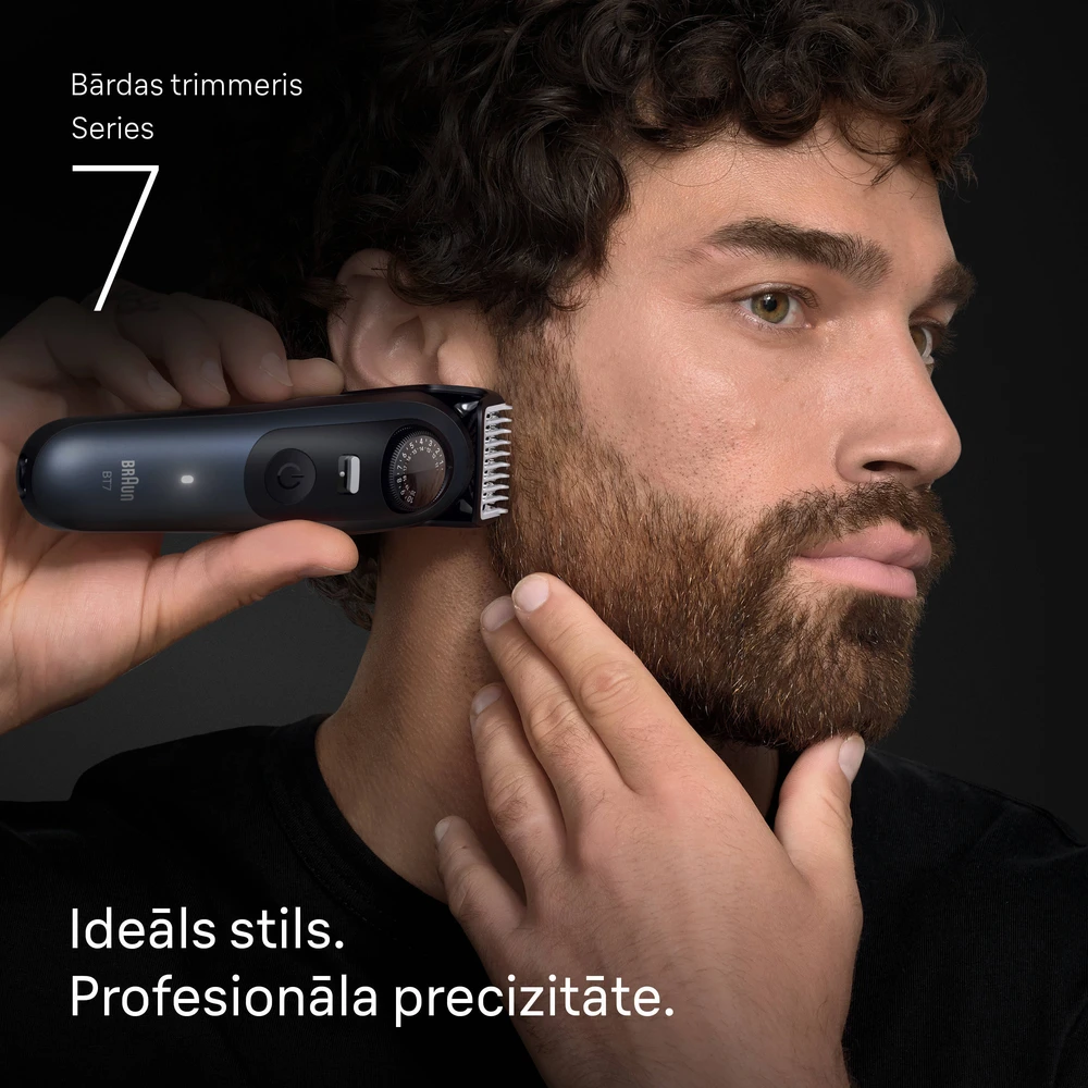 Barzdaskutė Barzdakirpė Braun 7 BT7540, mėlyna sp.