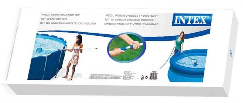 Intex | Baseino priežiūros rinkinys (lapų griebtuvas / Aliuminio stulpas / dulkių siurblys)