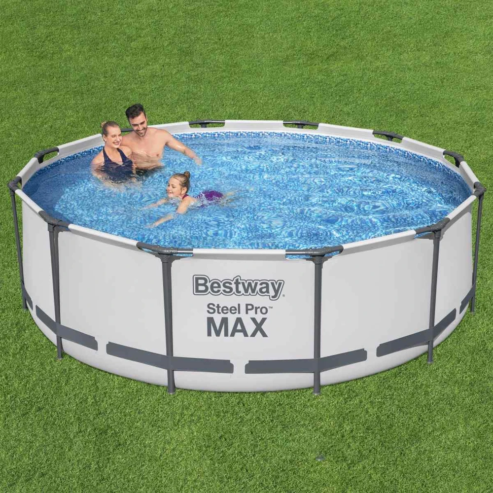 „BestWay Pool Steel Pro MAX“ baseino komplektas, apvalus, 366 x 100 cm
