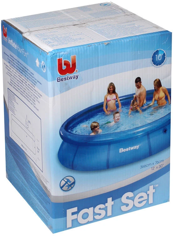 Bestway Fast Set 57273 antžeminis baseinas Pripučiamas baseinas Apskritas 5377 L Mėlyna