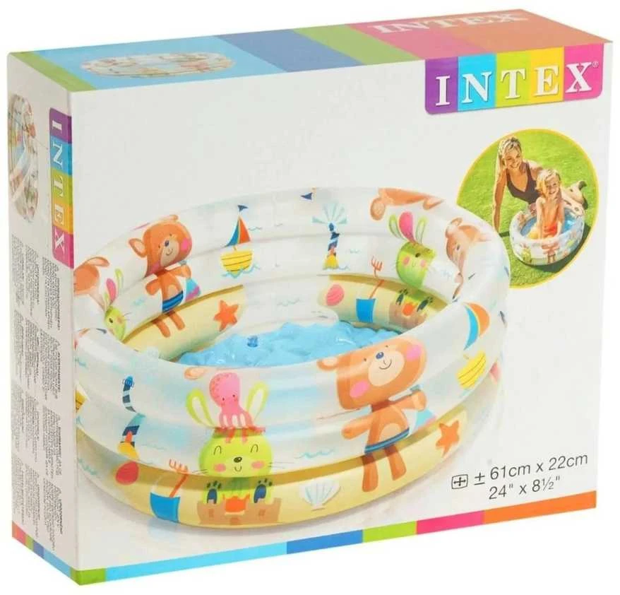 Pripučiamas vaikų baseinas - INTEX 57106NP vaikiškas baseinėlis