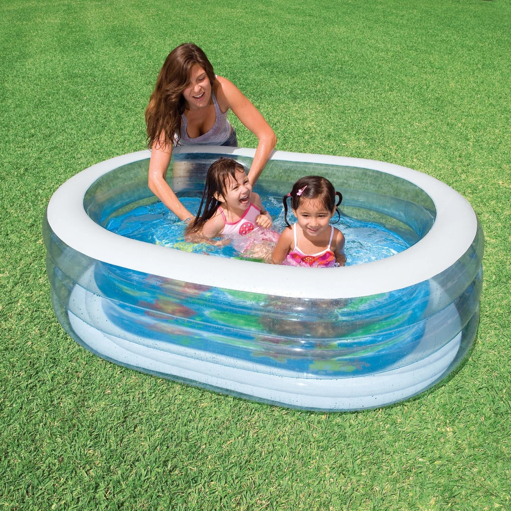 Pripučiamas baseinas INTEX My Sea Friends Pool 163x107x46cm