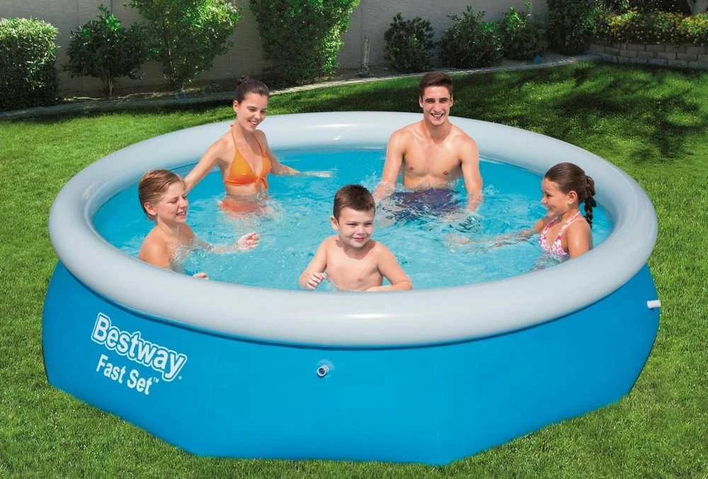 Bestway Fast Set Pripučiamas baseinas, apvalus, 305x76cm, 57266