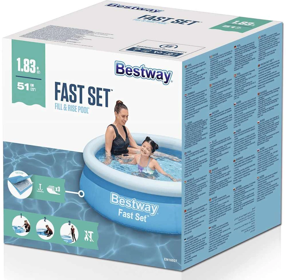 Bestway baseinas Fast Set 183x51cm (57392)