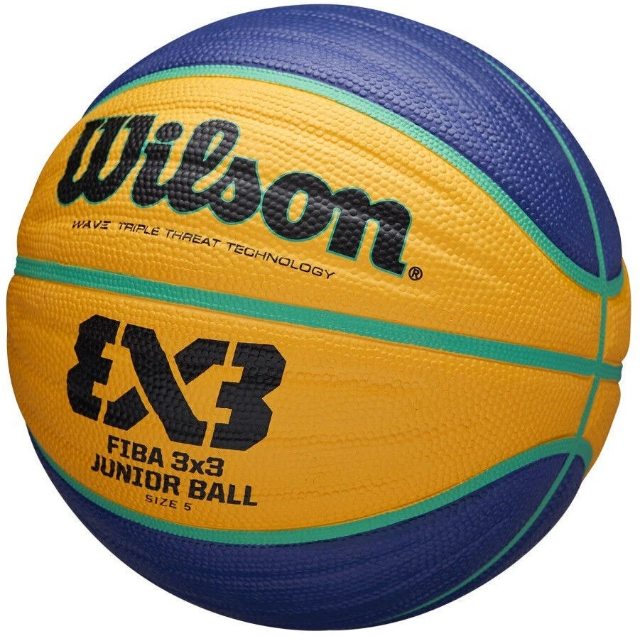 Krepšinio kamuolys Wilson Fiba 3x3 Junior geltona ir-mėlyna WTB1133XB (5)