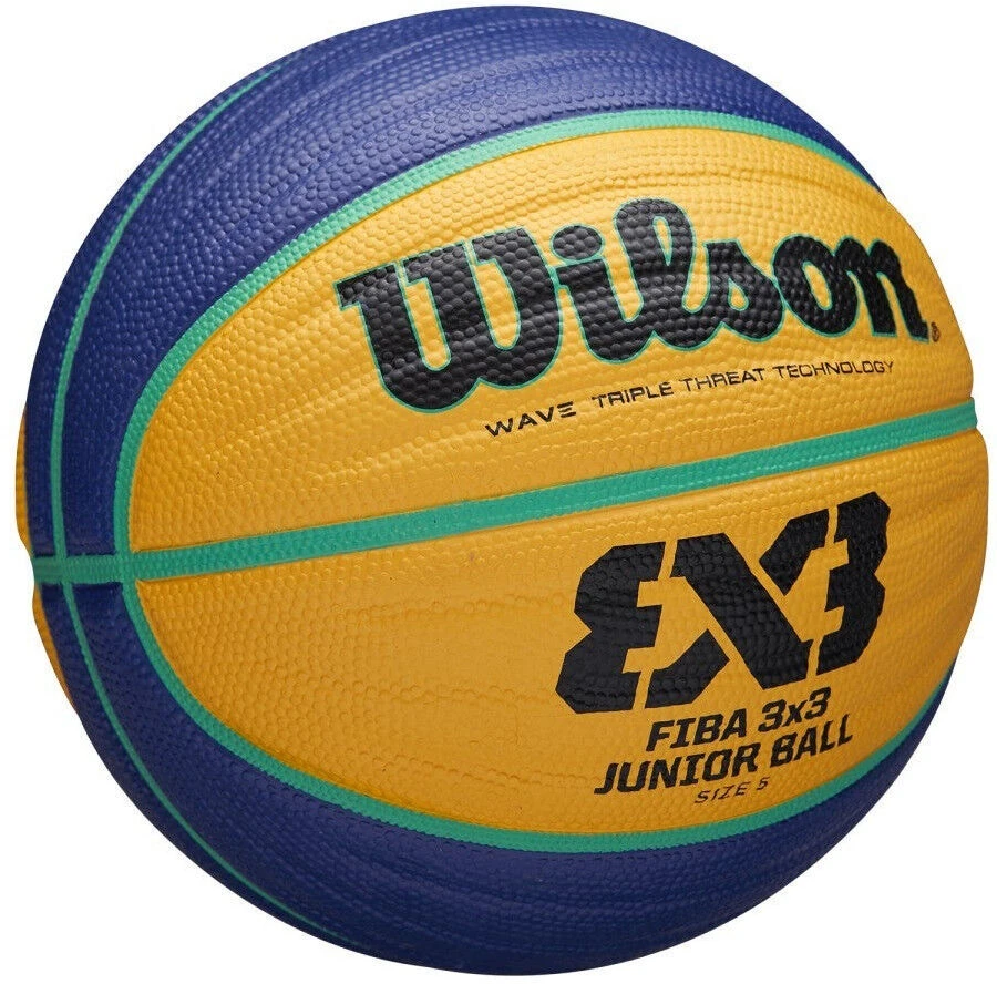 Krepšinio kamuolys Wilson Fiba 3x3 Junior geltona ir-mėlyna WTB1133XB (5)