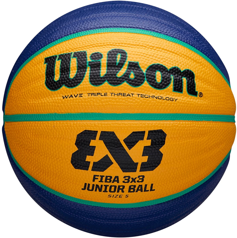 Krepšinio kamuolys Wilson Fiba 3x3 Junior geltona ir-mėlyna WTB1133XB (5)