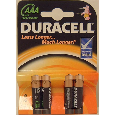 DURACELL LR03 (AAA) 4 pak. Elementai