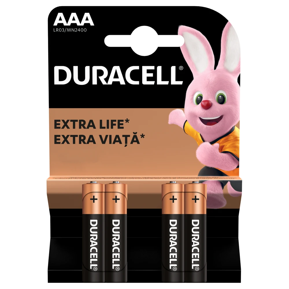DURACELL LR03 (AAA) 4 pak. Elementai