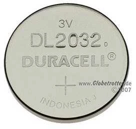 Ličio akumuliatorius Duracell DL2032 3V - CR2032, ECR2032 2B