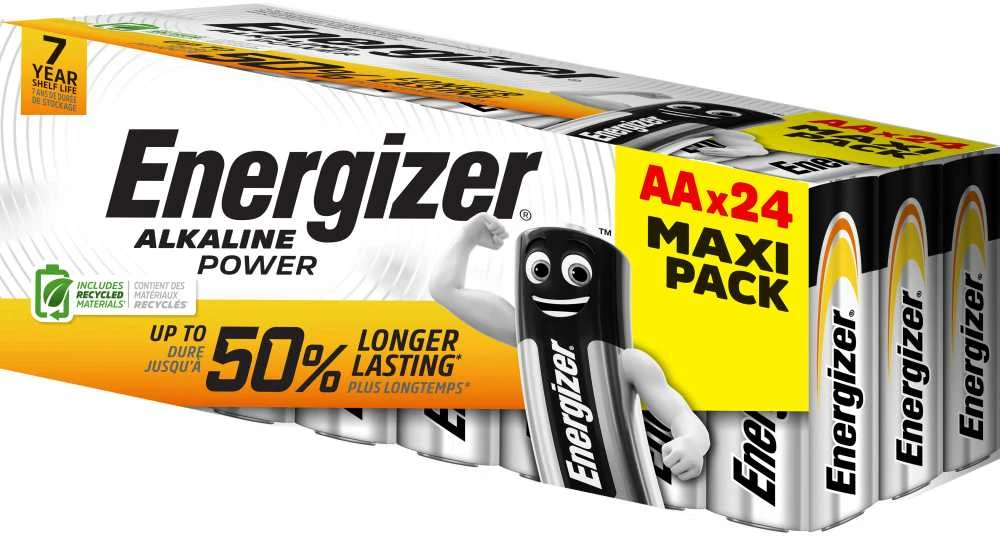 ENERGIZER BATTERIES AP AA LR6 24 PIECES NEW