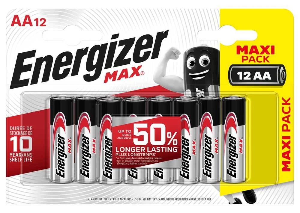 ENERGIZER MAX AA B12 1.5V ALK.BATTERIES